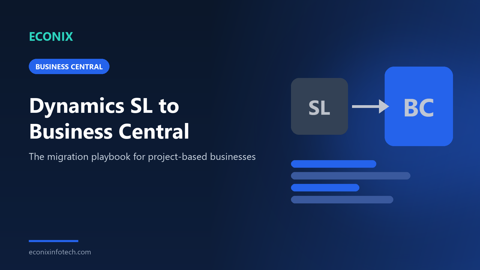 Dynamics SL to Business Central: The Migration Playbook for Project-Based Businesses