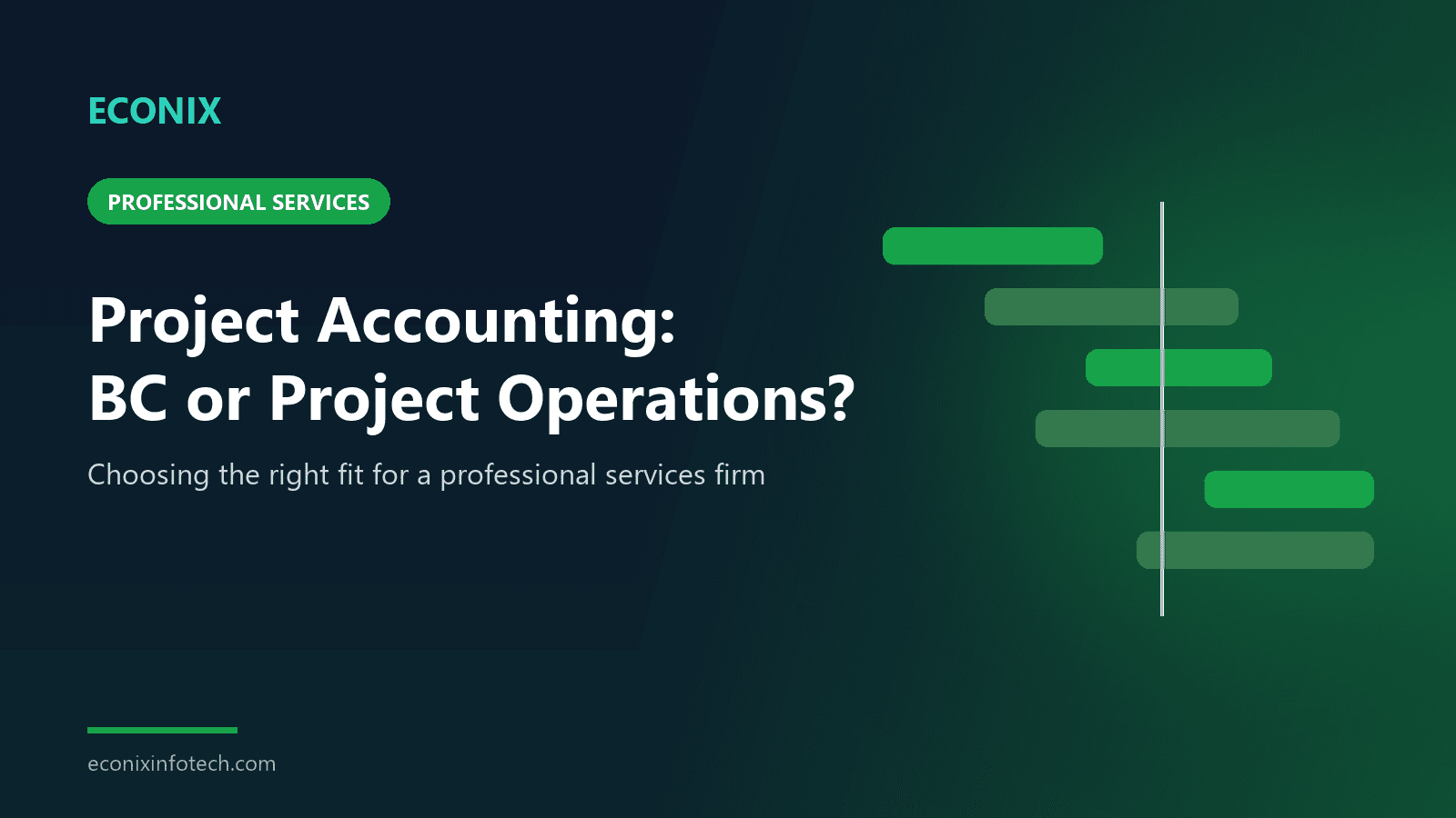 Project Accounting for Professional Services Firms: Business Central or Dynamics 365 Project Operations?